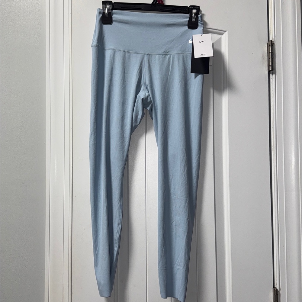 Nike Zenvy Dri-fit High Rise 7/8 Sky Blue Active Leggings